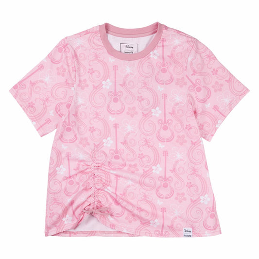 Hannah Montana Drawstring Hem All-Over Print Unisex Tee