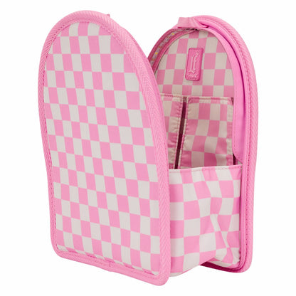 Loungefly Pink Checkered Light-Up Mini Backpack Bag Organizer Insert