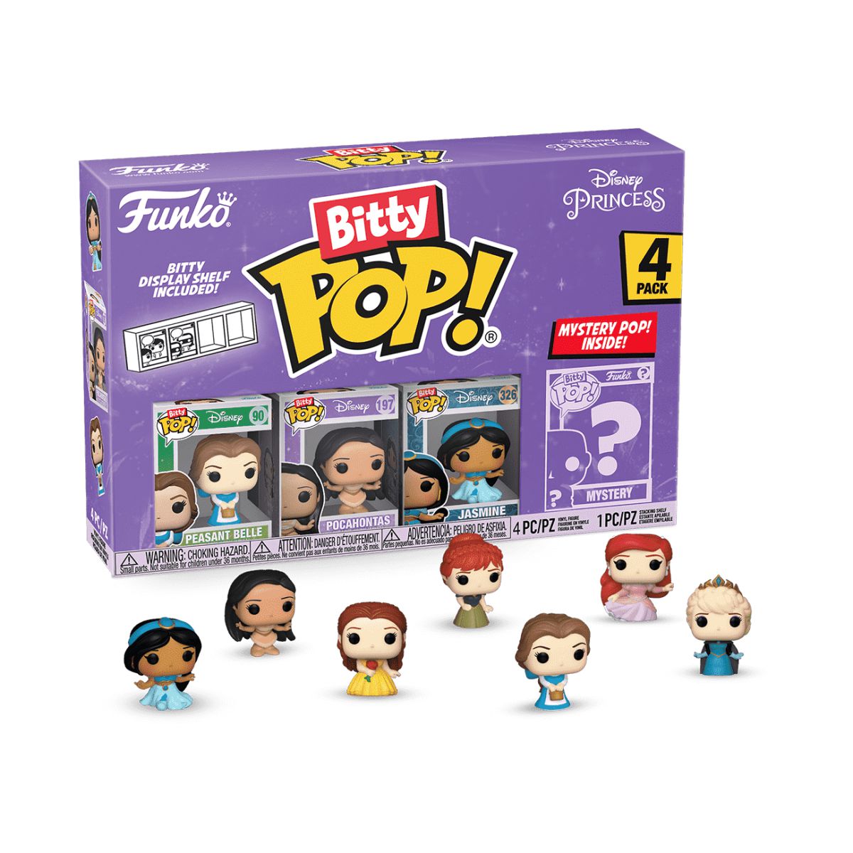 Bitty Pop! Disney Princess 4-Pack Series 2
