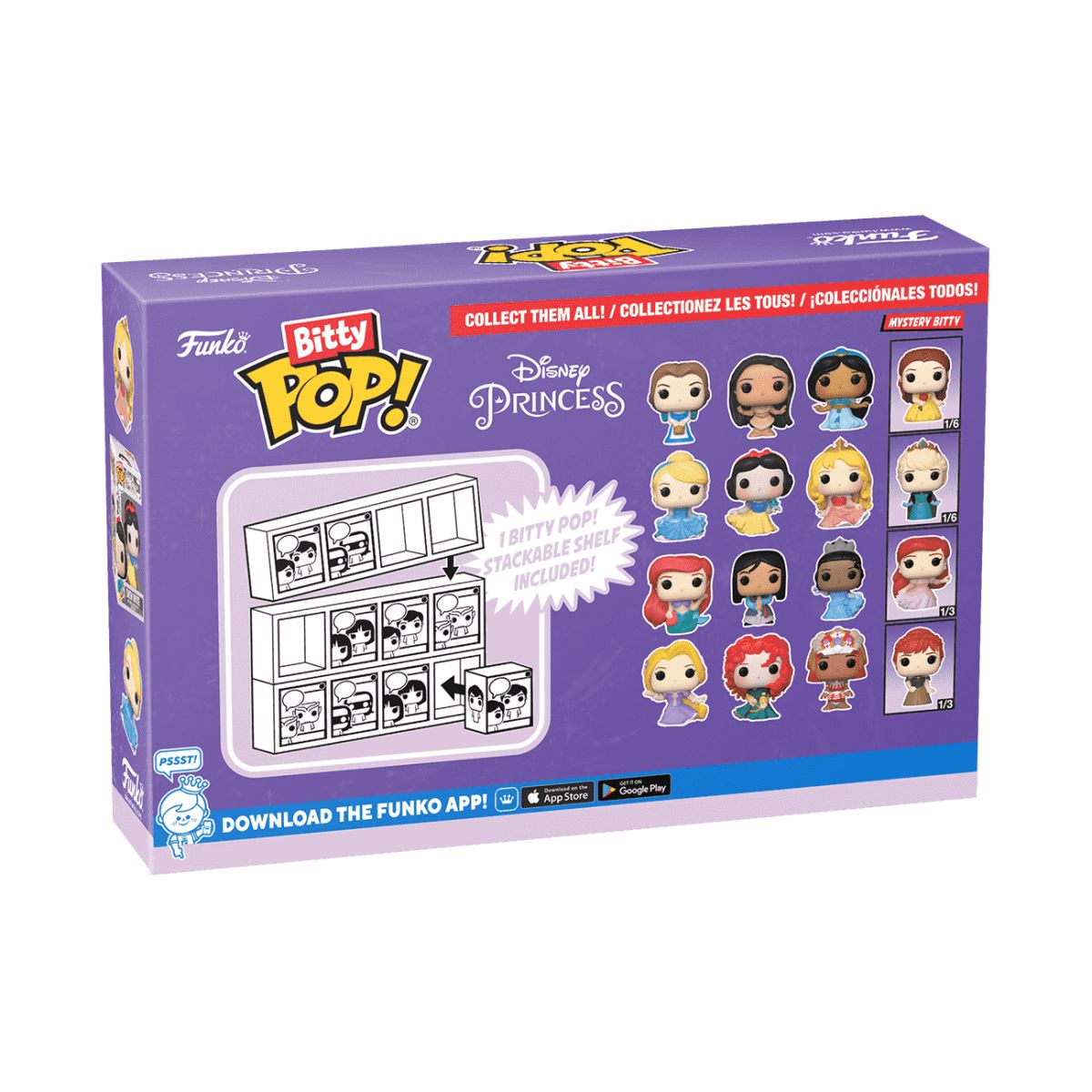 Bitty Pop! Disney Princess 4-Pack Series 2