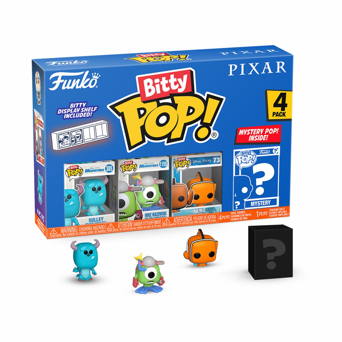 Bitty Pop! Pixar 4-Pack Series 2