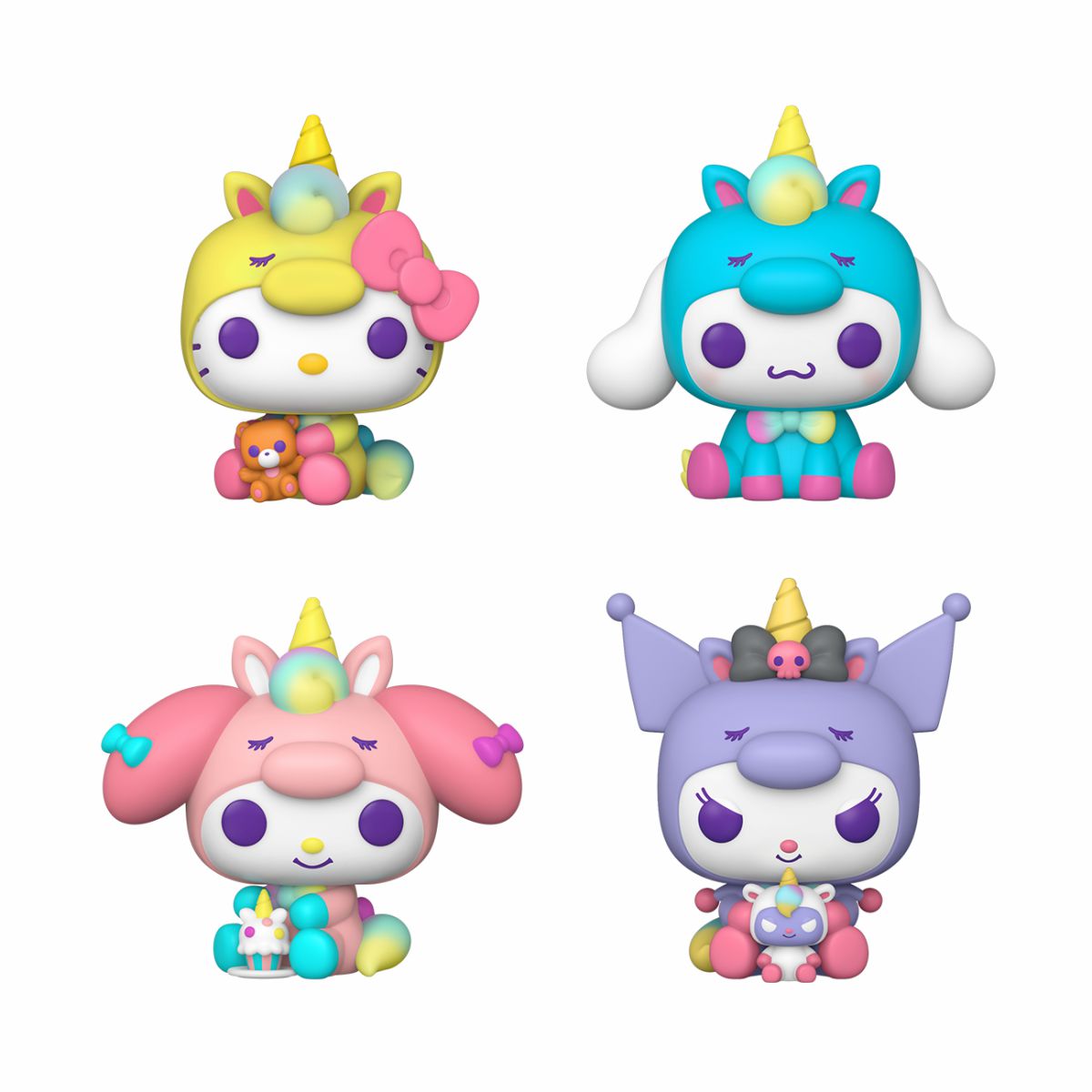 Pop! Hello Kitty (Unicorn Outfit) 4-Pack
