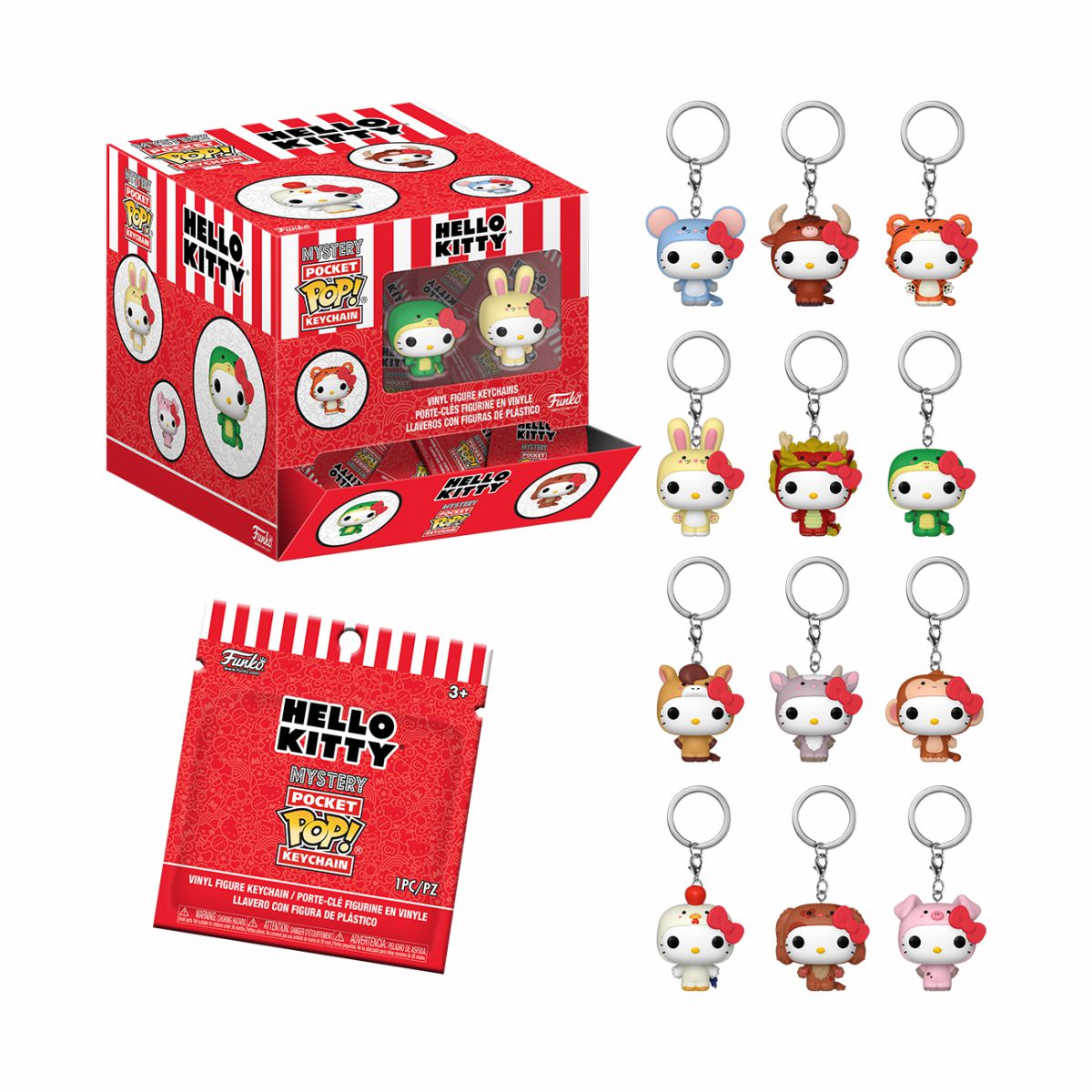 Mystery Pop! Keychain Hello Kitty & Friends