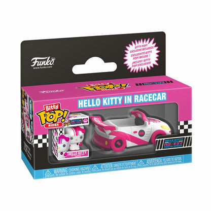 Bitty Pop! Rides Hello Kitty in Racecar