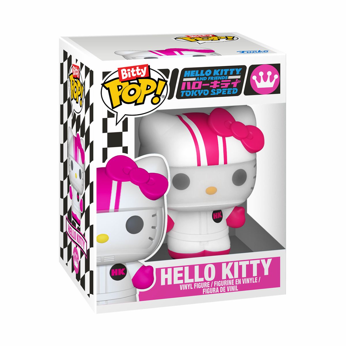 Bitty Pop! Rides Hello Kitty in Racecar