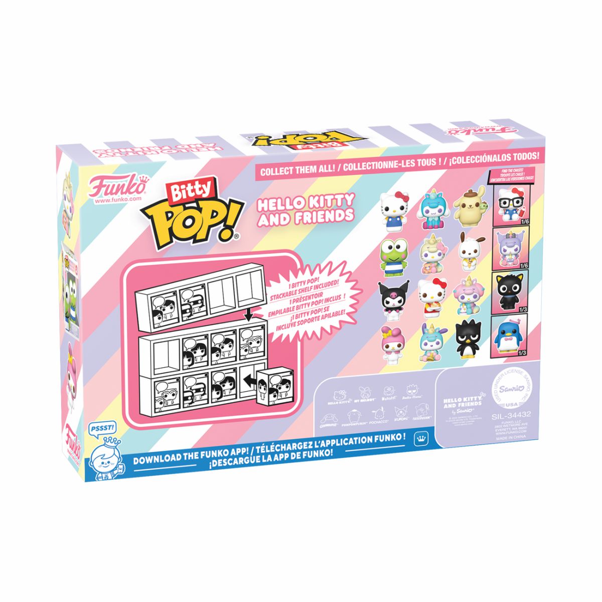 Bitty Pop! Hello Kitty and Friends 4-Pack Series 1
