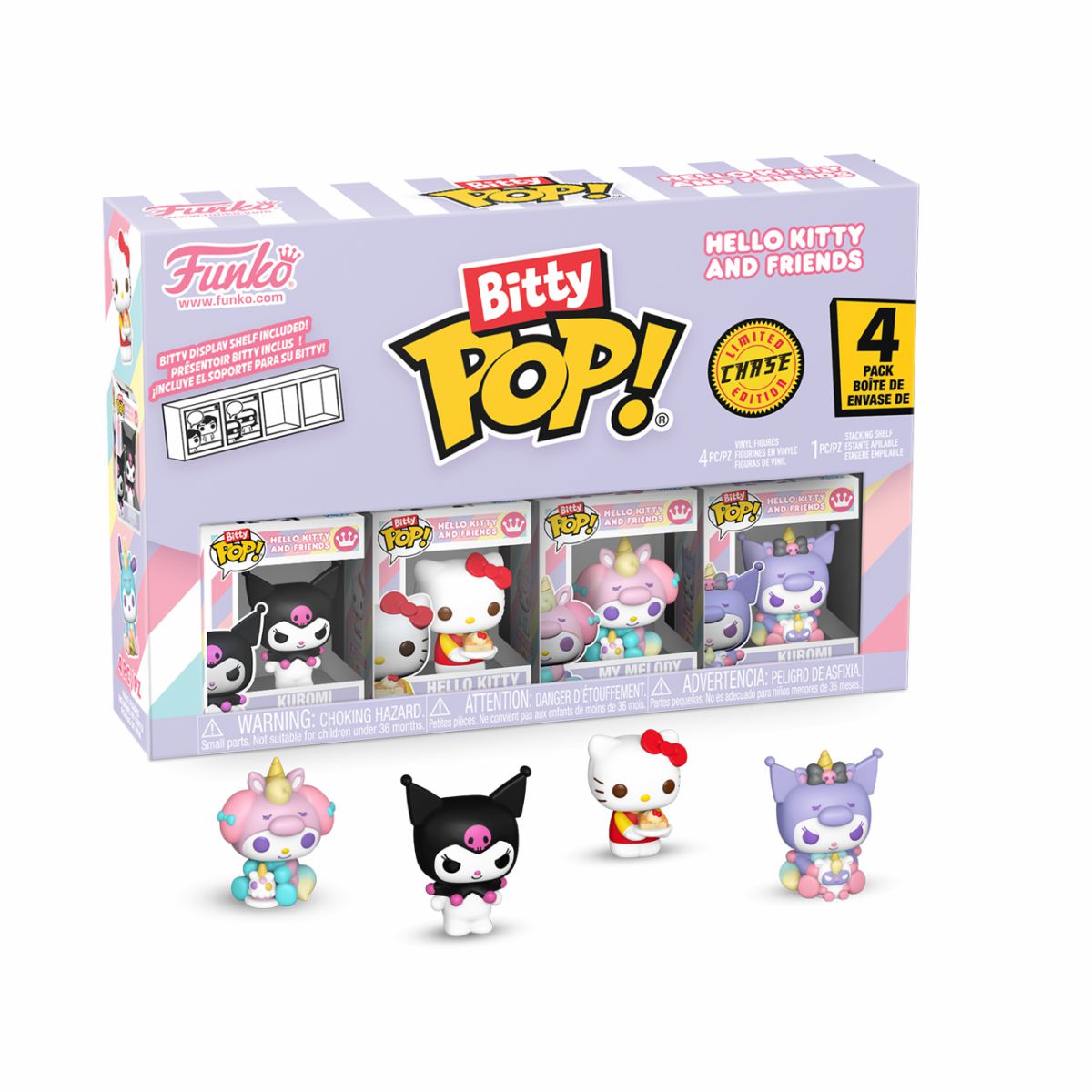 Bitty Pop! Hello Kitty and Friends 4-Pack Series 3