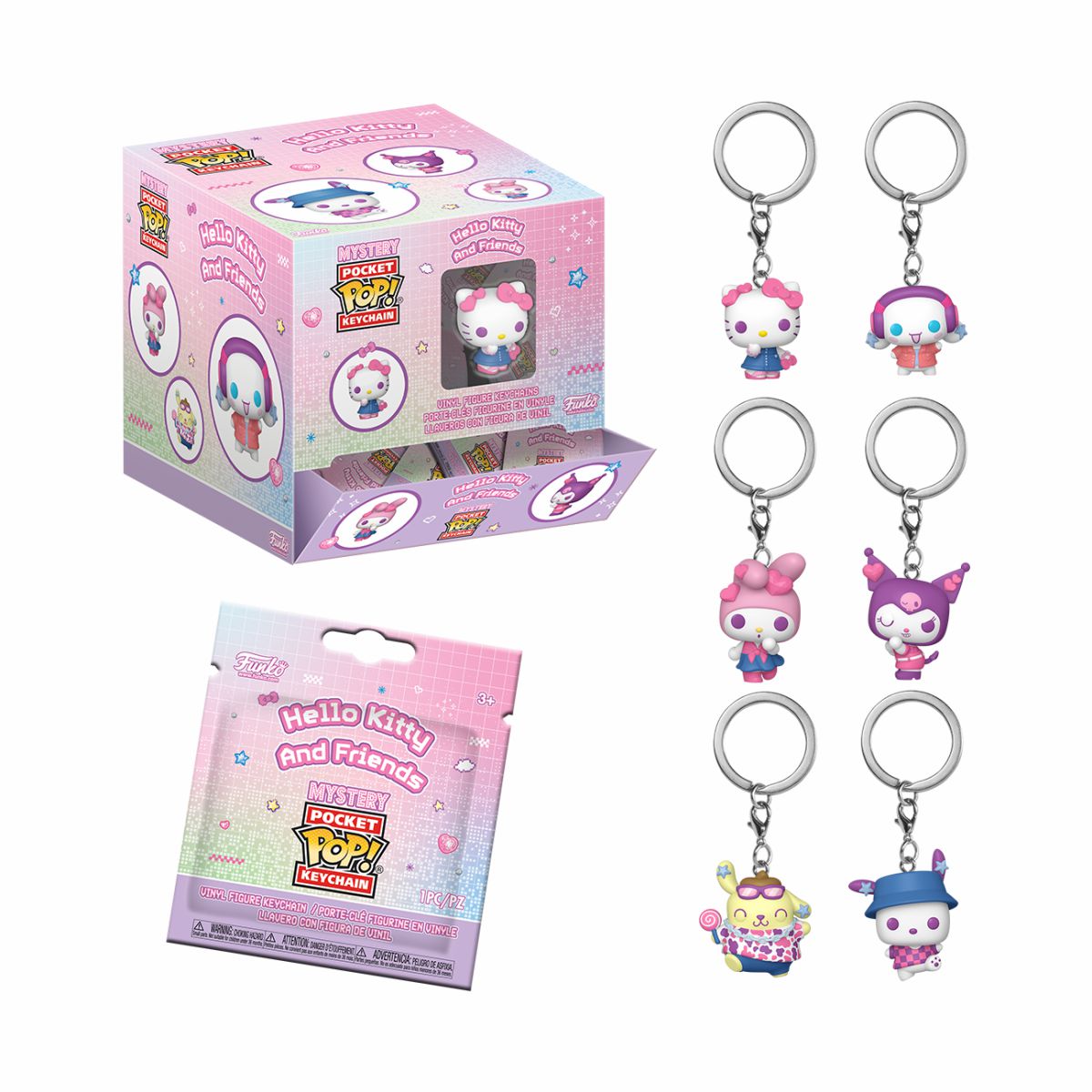 Mystery Pop! Keychain Hello Kitty & Friends Y2K Digital Dream