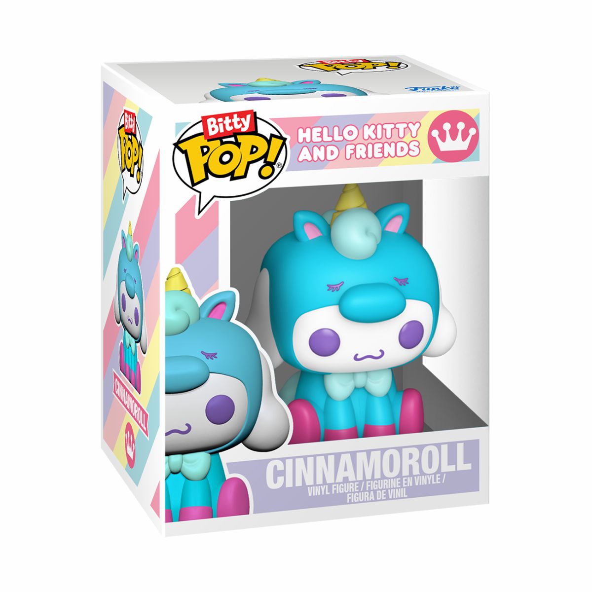 Bitty Pop! & Accessories Cinnamoroll (Unicorn) & Keychain