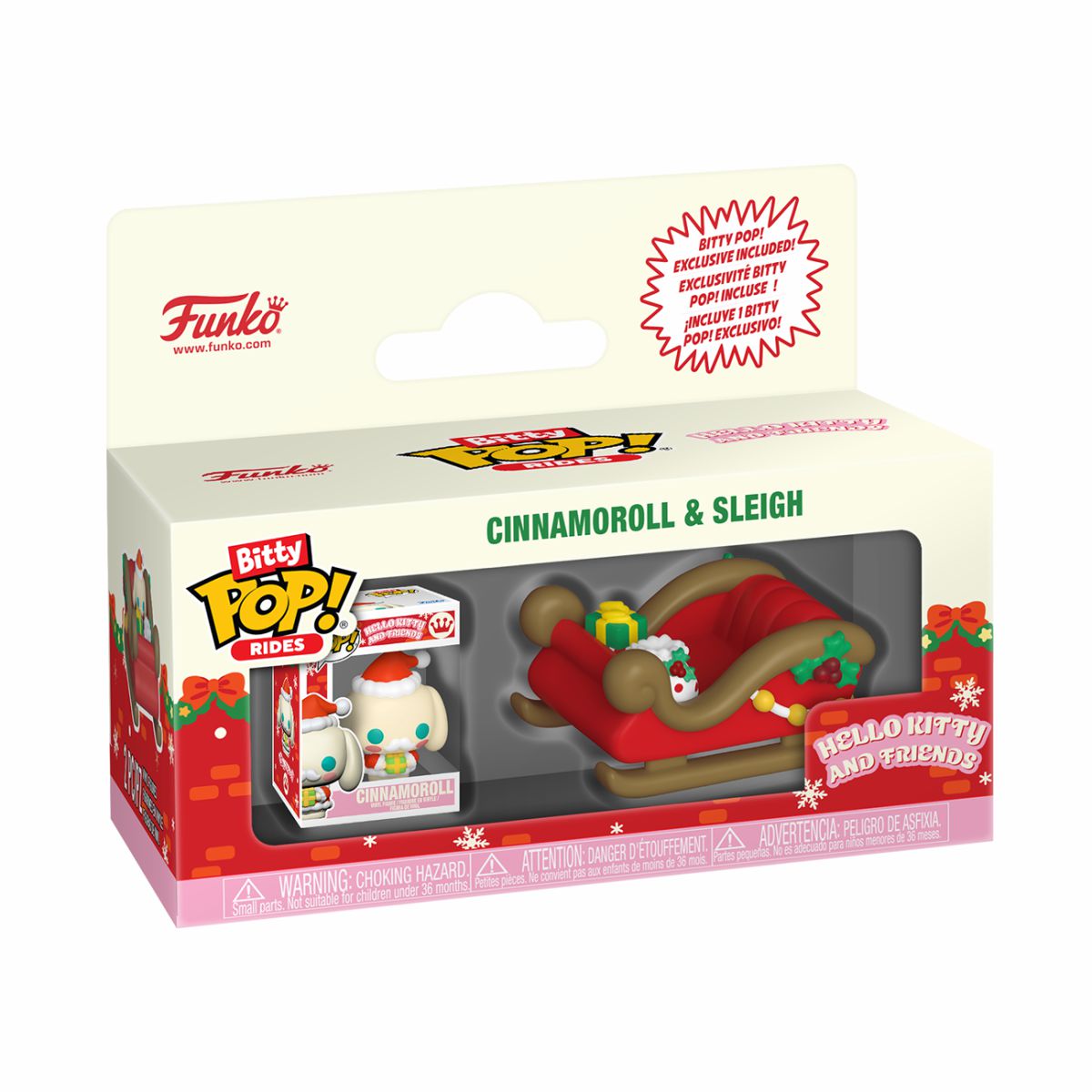 Bitty Pop! Ride Cinnamoroll and Sleigh
