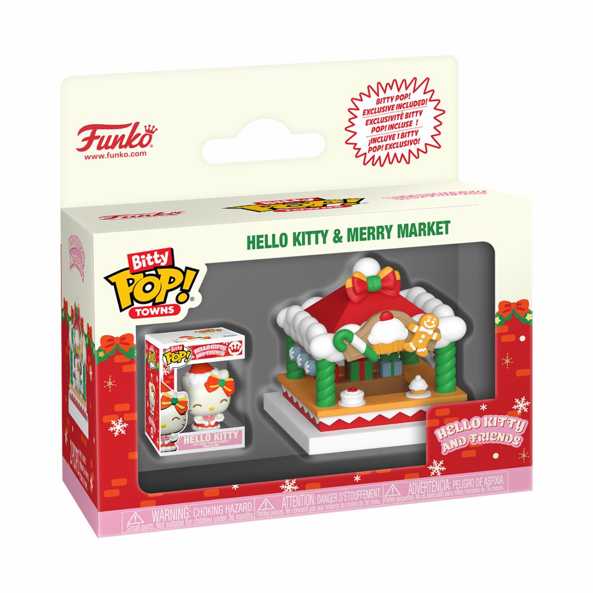 Bitty Pop! Towns Hello Kitty and Merry Market
