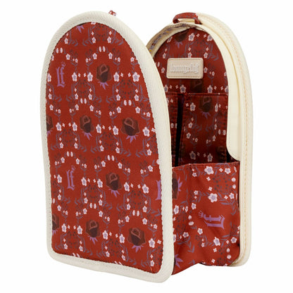 Loungefly Cream & Red Floral Light-Up Mini Backpack Bag Organizer Insert
